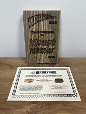Hersheypark Wildcat Roller Coaster Wood Track Limted Edition 1/500 picture