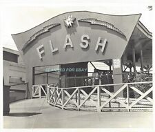 Chicago Riverview Park Photo Silver Flash Roller Coaster Ride Entrance 8x10 picture