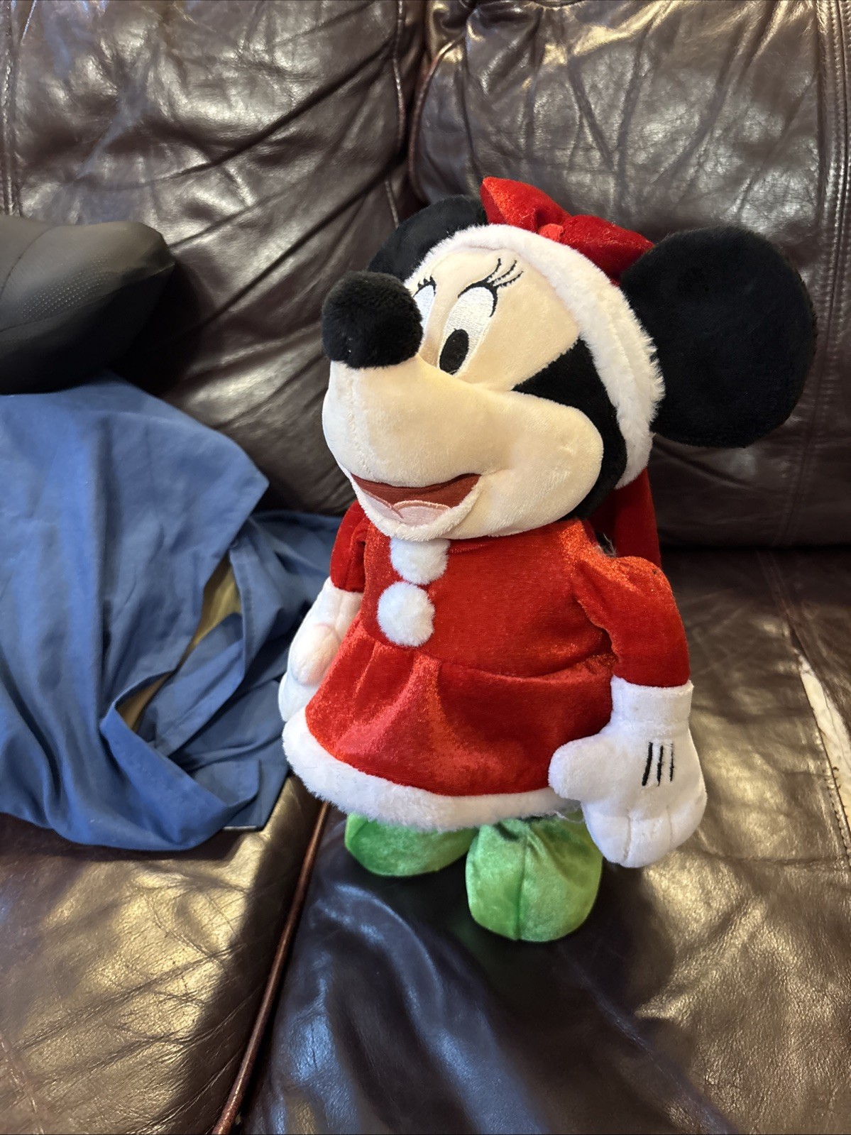 DanDee Sidestepping Singing Mini Mouse Deck the Halls Works No Battery Cover