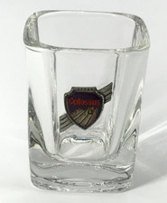 Shot Glass Square Six Flags Magic Mountain Colossus Roller Coaster picture