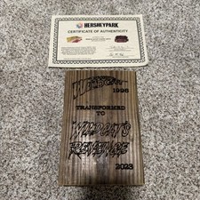 Wood Piece from Hersheypark Wildcat Roller Coaster w/ Certificate RARE picture