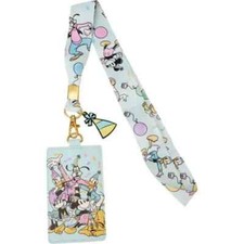 Loungefly Mickey Mouse and Friends Birthday Celebration Lanyard picture