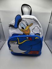 Disney Aldi Donald Duck Backpack Limited Edition Blue/White Hard To Find picture