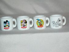 Disney Mini Mugs lot of 4 - Mickey Mouse - Minnie - Donald Duck - Dalmatians picture