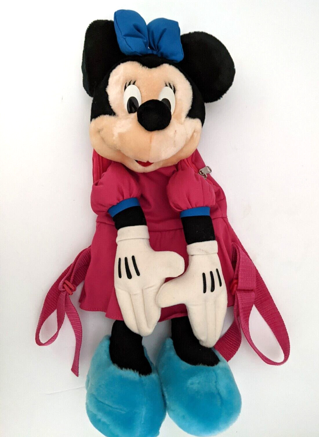Vintage Disney Mickey's Stuff Kid's Toy Mini Mouse Plush Adjustable Backpack. 99