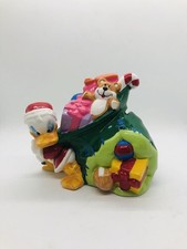Donald Duck as Santa Ceramic bank Enesco NIB collectible picture