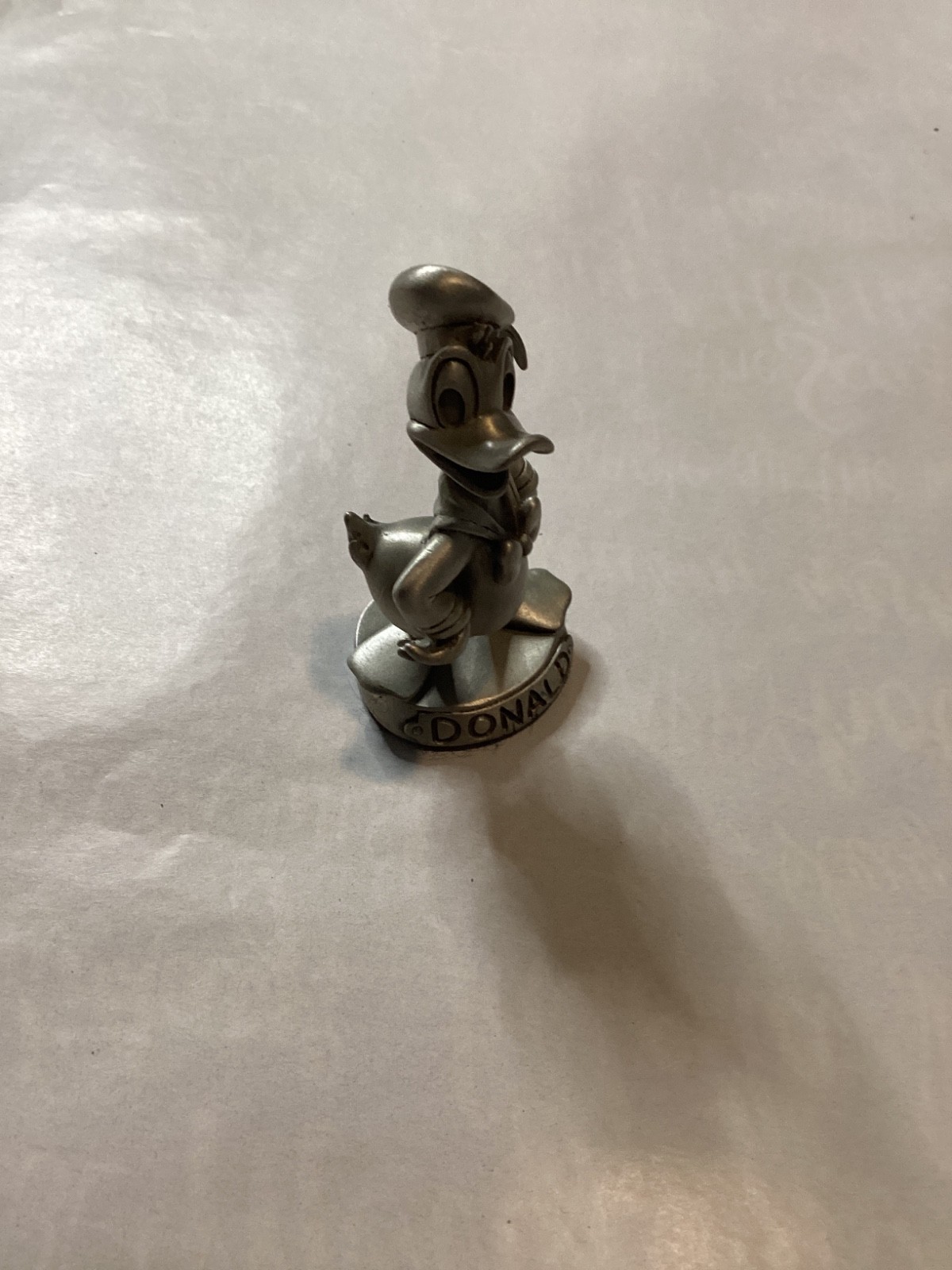 Donald Duck Hudson Fine Pewter Miniature Figurine, Walt Disney Co Made in USA Donald Duck Hudson Fine Pewter Miniature Figurine, Walt Disney Co Made in USA