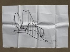 Arrow Dynamics 4th Dimension Roller Coaster Blueprint X2 SixFlags Magic Mountain picture