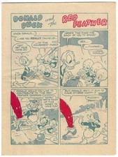 RARE 1948 Donald Duck And The Red Feather Disney Promo Comic Book Vintage picture