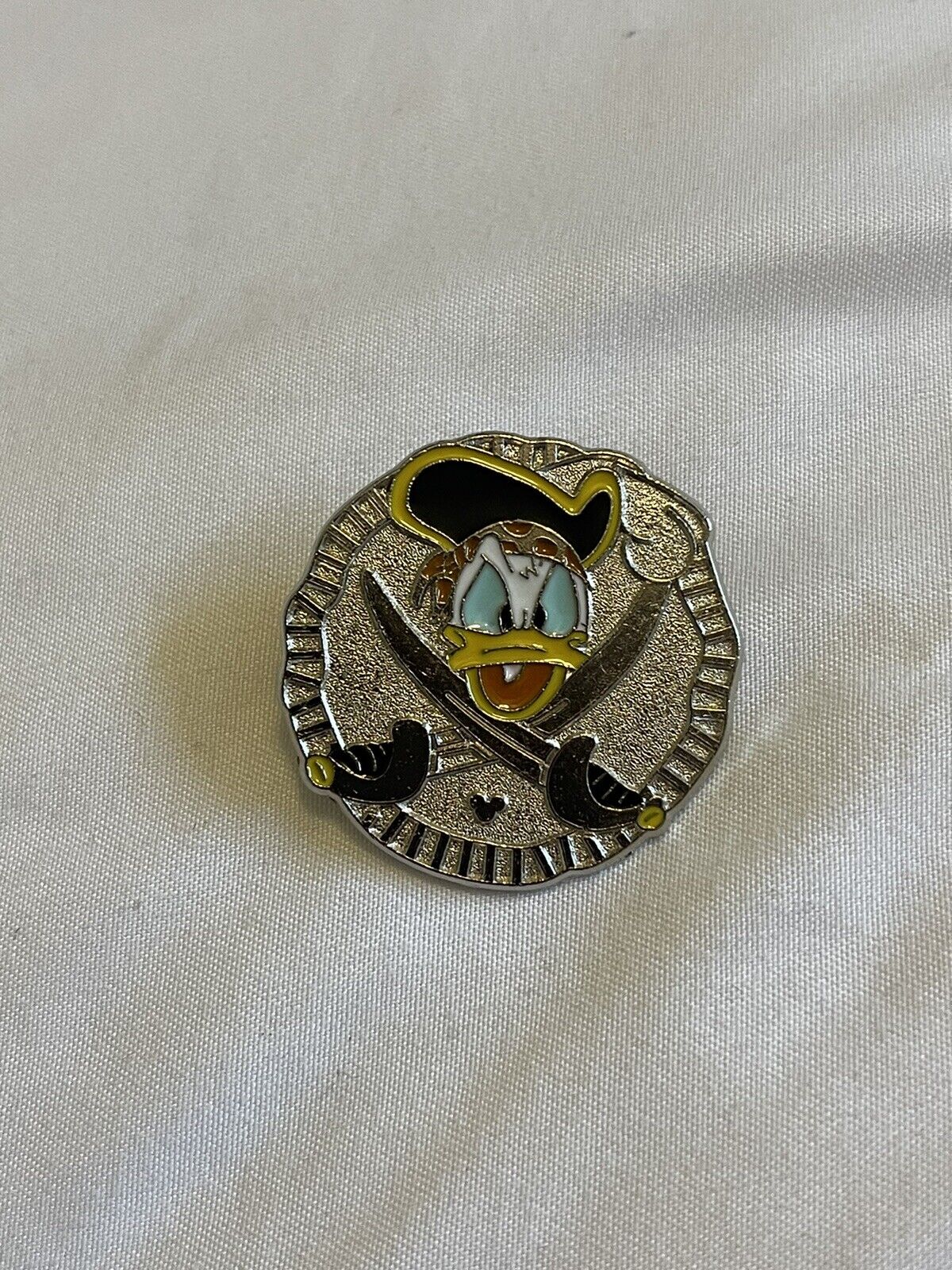 Disney Donald Duck Pirate Coin Hidden Mickey Pin