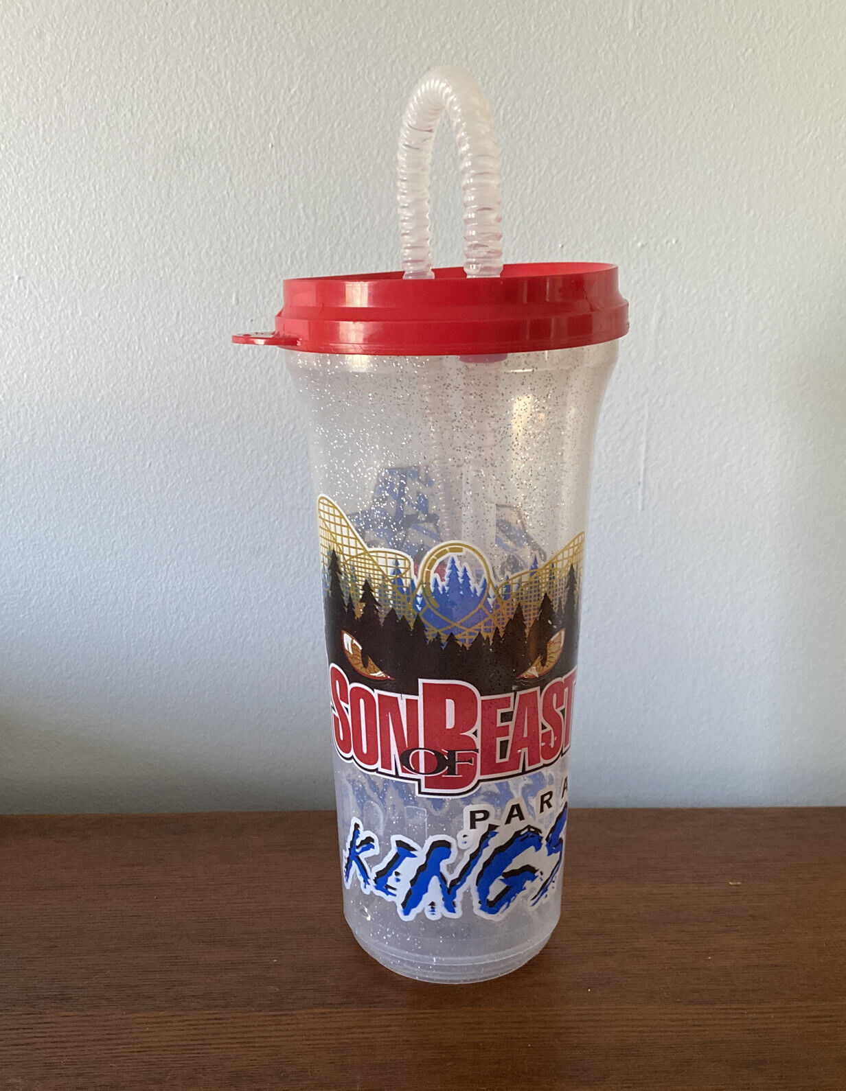 Son of Beast Roller Coaster Souvenir Cup Paramount\'s Kings Island The Beast