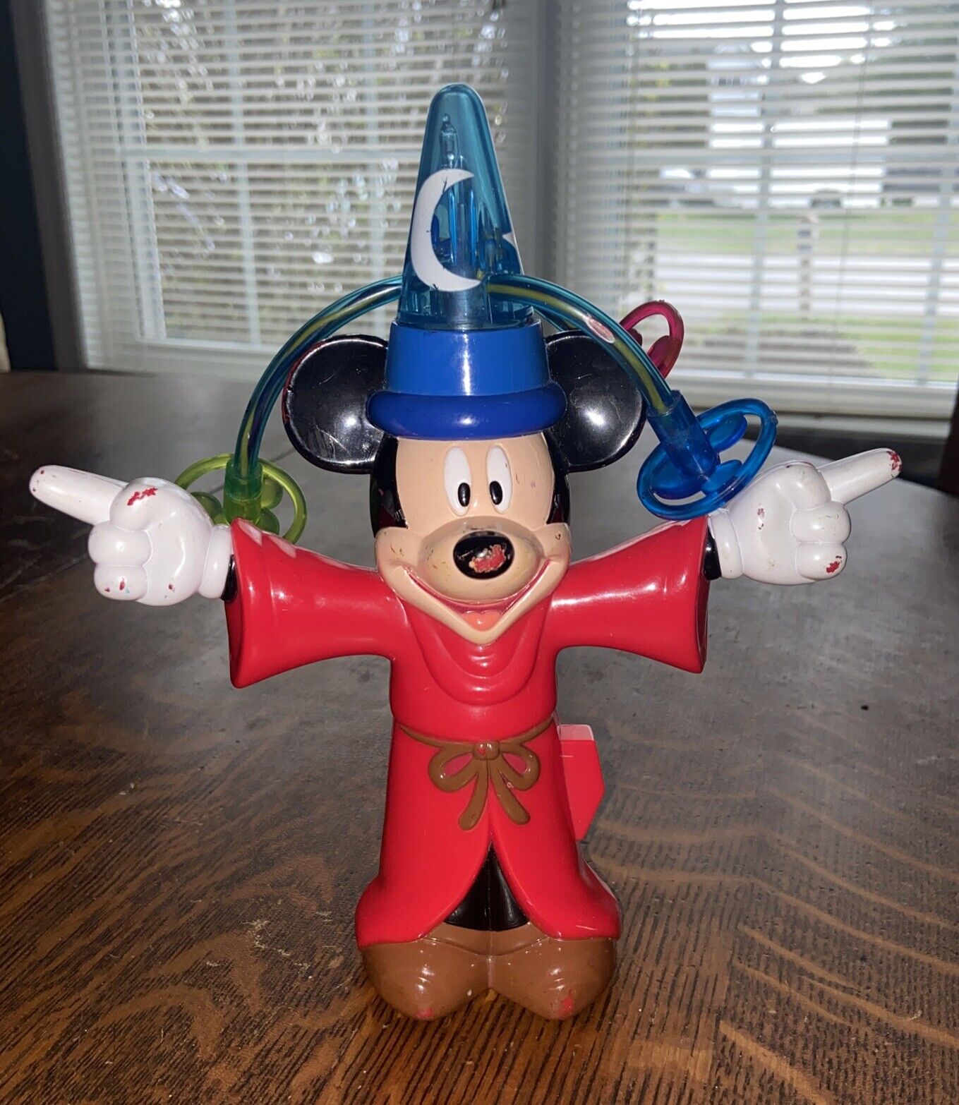 Mickey Mouse Sorcerer Fantasia Disney Parks Spinner Light Up Toy Light Chaser