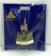 Walt Disney World 50th Anniversary Cinderella Castle Fridge Magnet Rose Gold picture