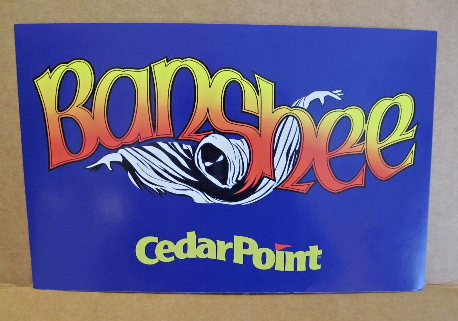 Cedar Point Amusement Park 1996 Banshee Roller Coaster Advertising Mailer MANTIS