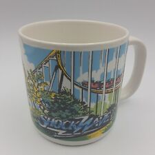 Vintage Shockwave Roller Coaster Coffee Mug Cup Great America Six Flags Souvenir picture