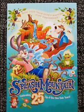 Splash Mountain 25th Brer Bear Fox Rabbit Frog Laughing Place Poster Print 11x17 picture