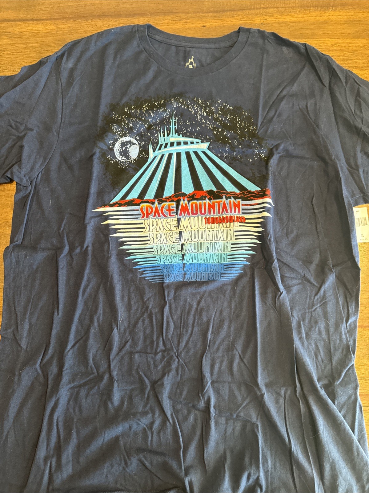 Disney Space Mountain Tomorrowland Shirt XL NWT Disney Space Mountain Tomorrowland Shirt XL NWT