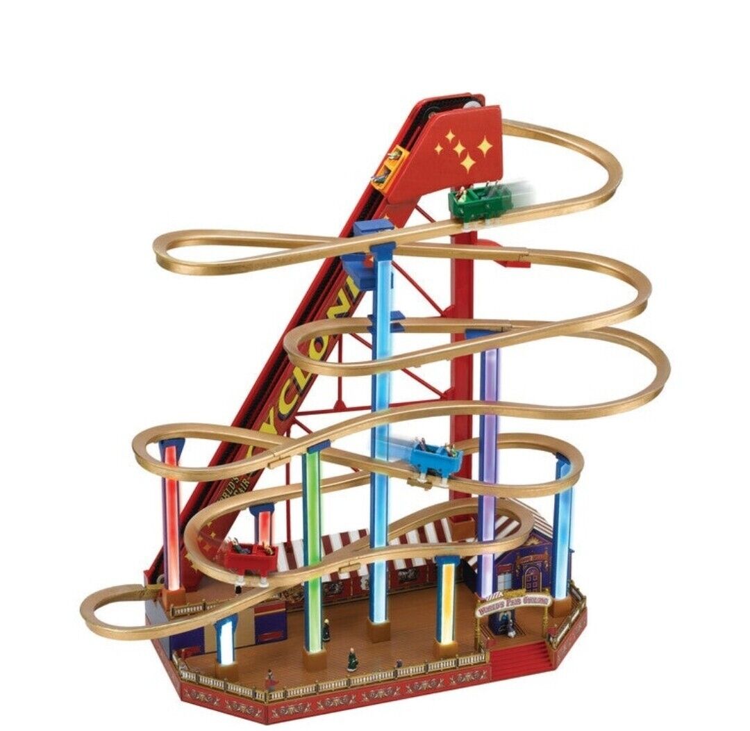 Mr Christmas Gold Label Grand Roller Coaster Cyclone UNOPENED IN ORIGINAL BOX
