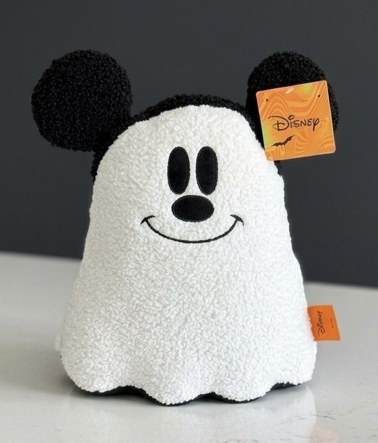Disney x Aldi Mickey Mouse Plush Pillow Ghost Stuffed Halloween 2026 Disney x Aldi Mickey Mouse Plush Pillow Ghost Stuffed Halloween 2026