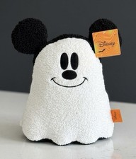 Disney x Aldi Mickey Mouse Plush Pillow Ghost Stuffed Halloween 2026 picture