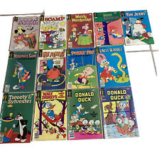 Gold Key Comic Lot, 13 Comic, 1970s, Woody, Donald Duck, Fat Albert, Walt Disney picture