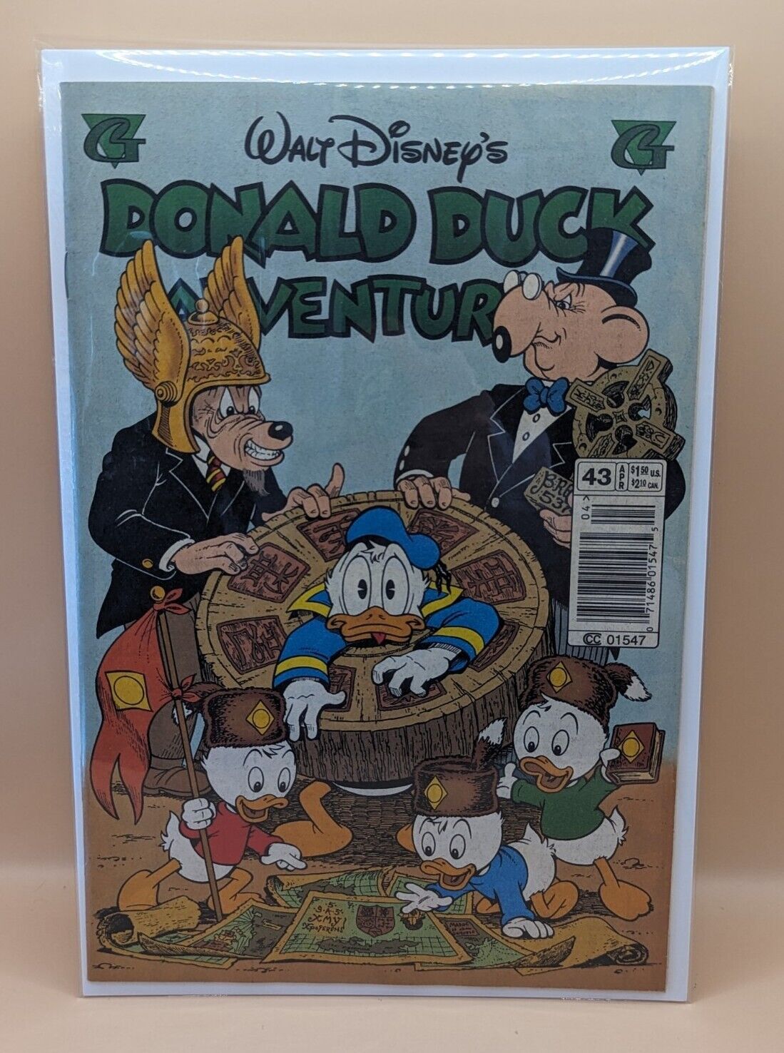 Vintage 1997 Walt Disney Donald Duck Adventures #43 Newsstand Rare HTF Comic