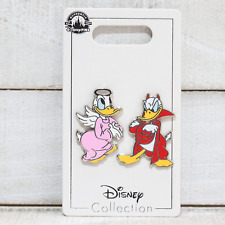 Disney Parks - Donald Duck Good & Bad Conscience - Pin Set On Card picture