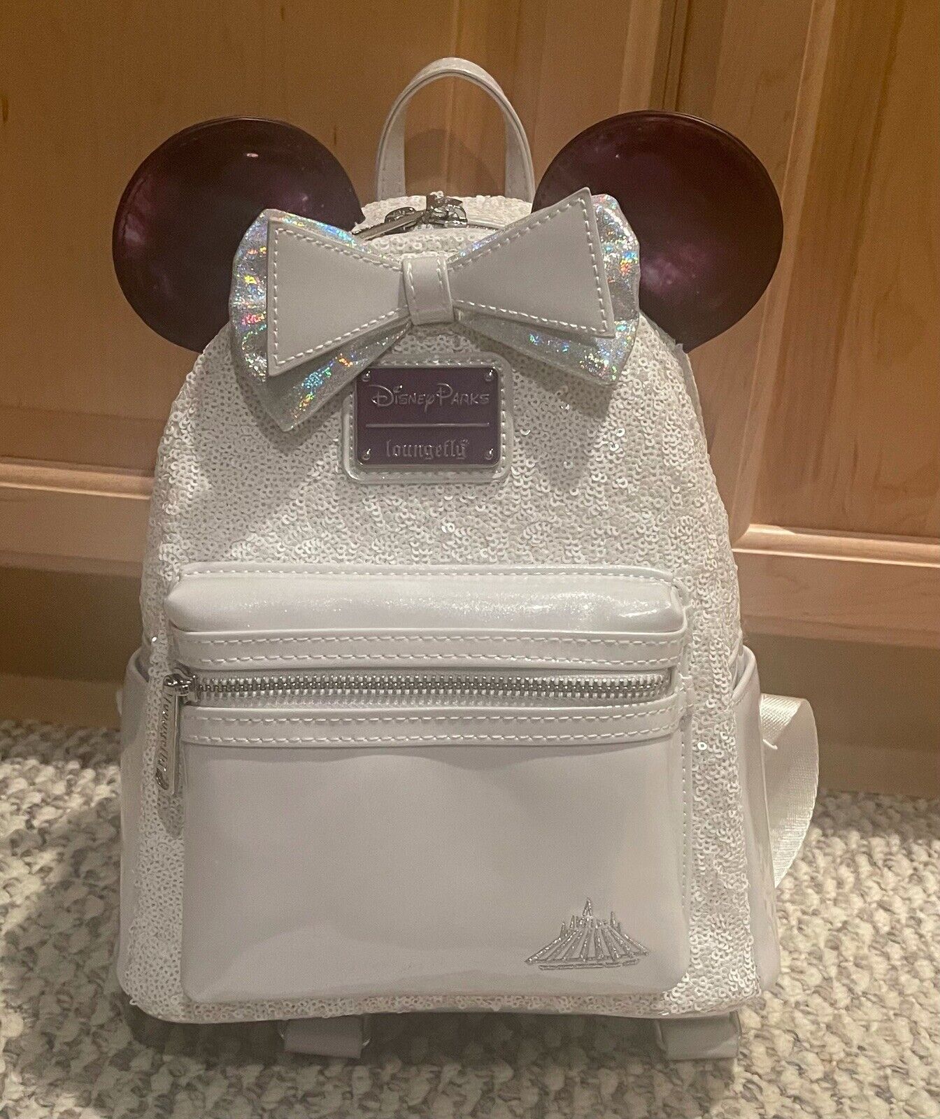 Disney Minnie Mouse Main Attraction Space Mountain Loungefly January Bag