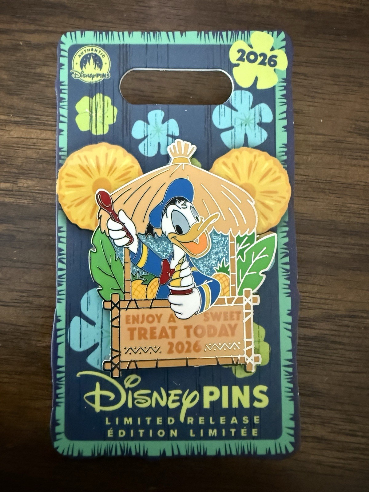 Disney 2026 Donald Duck Sweet Treat Pin - Limited Release Disney 2026 Donald Duck Sweet Treat Pin - Limited Release