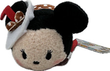Disney Tsum Tsum Mini Plush Toy Embroidered Milk Shake Minnie Mouse 3.5