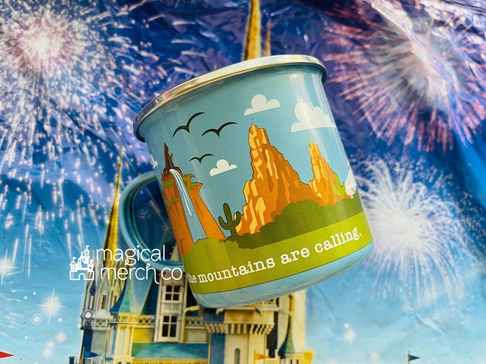 2022 Walt Disney World The Mountains are Calling Mug Cup Space Splash Mountain