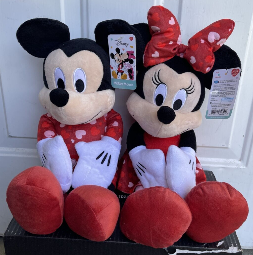Disney Parks Mickey & Minnie Mouse  Plush Set