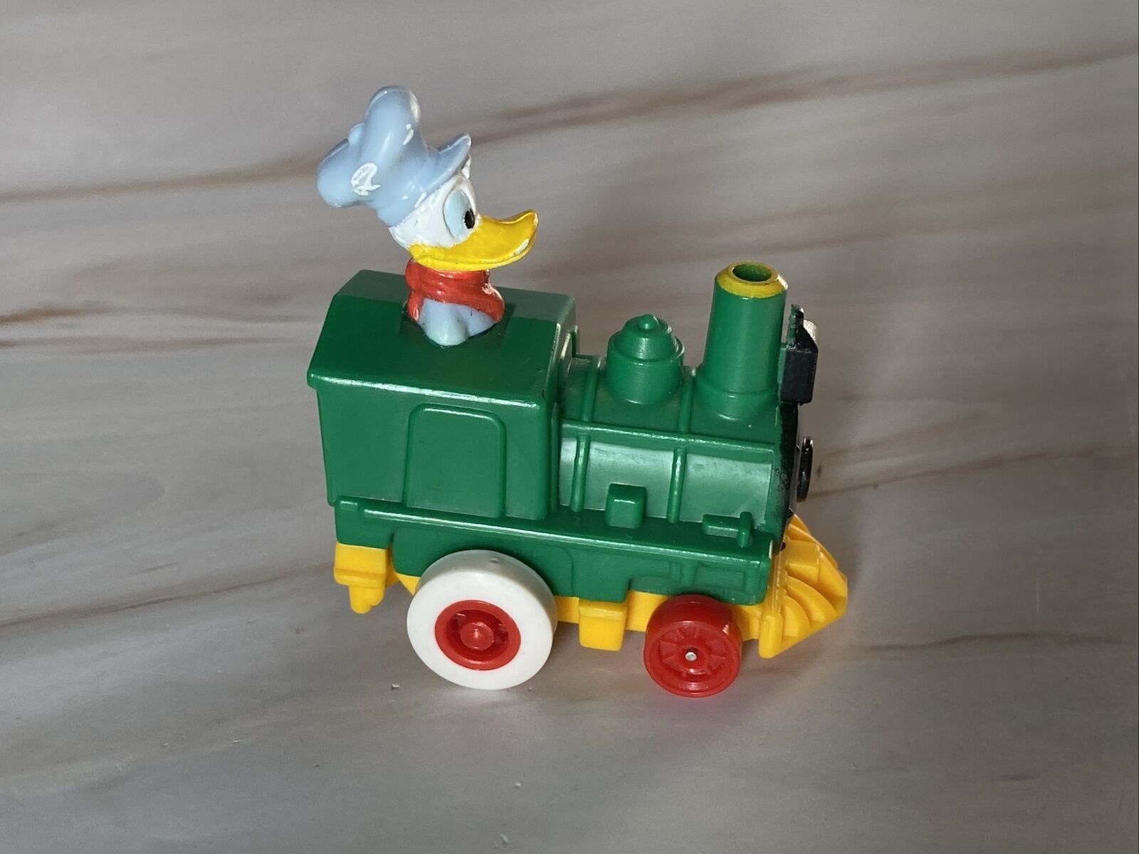 Vintage Disney Donald Duck Driving Train 