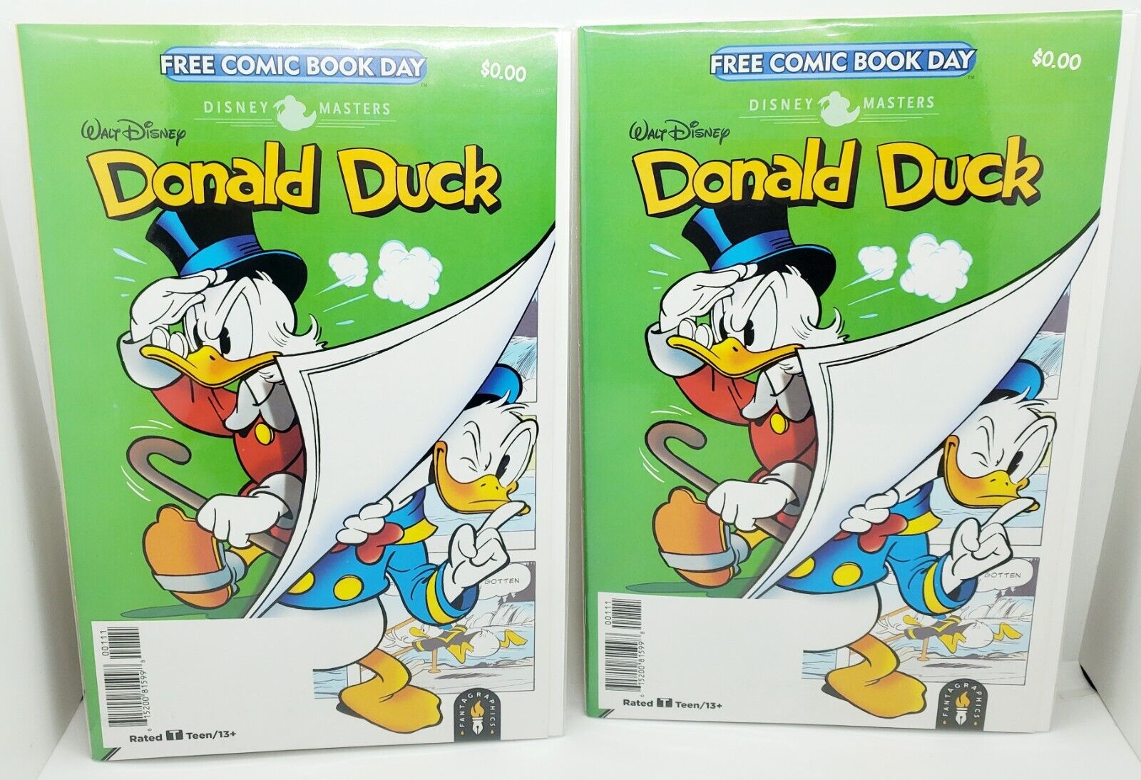LOT of 2 FCBD Disney Masters Donald Duck & Company Special 2022 Fantagraphics 🔥