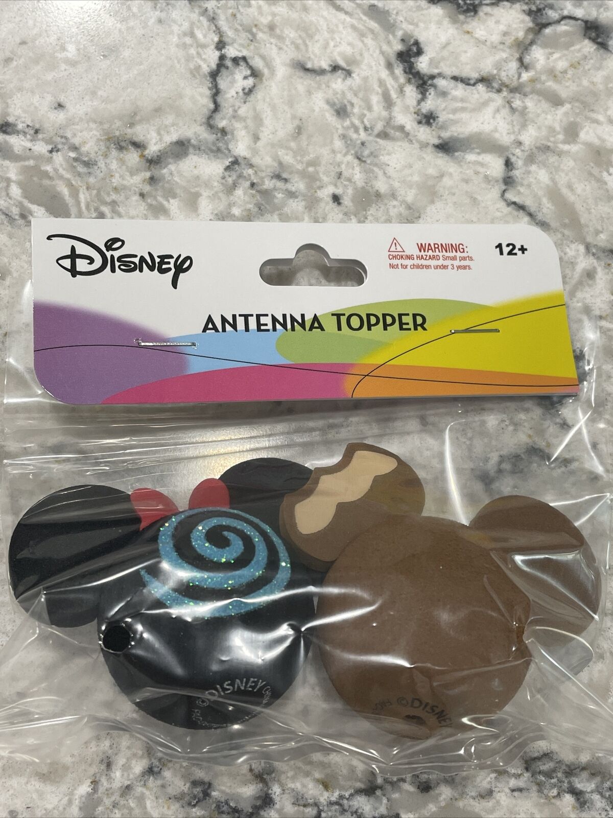Disney Minnie Mouse Lollipop and Mickey Mouse Ice Cream Antenna Topper